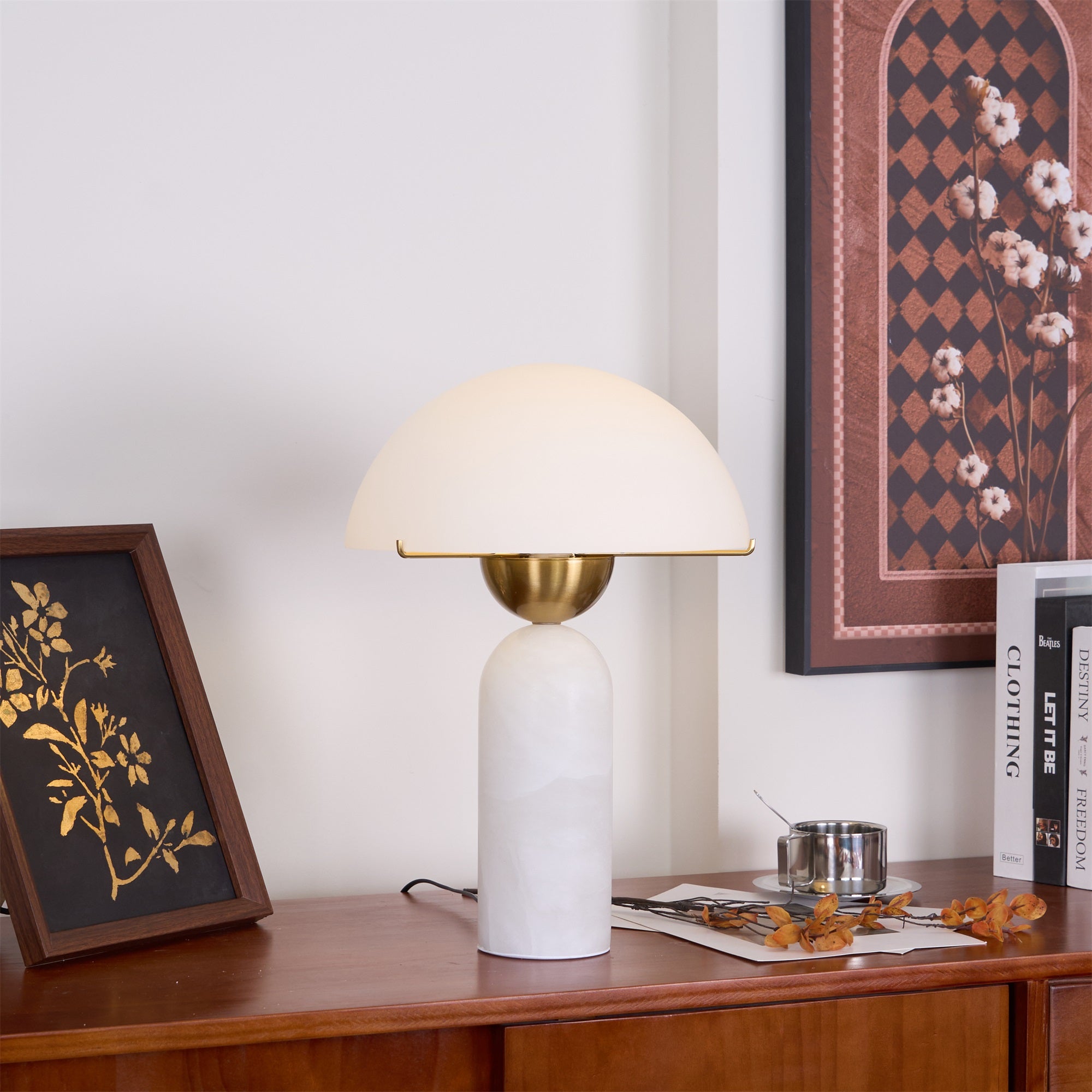Alabaster Stone Lamp