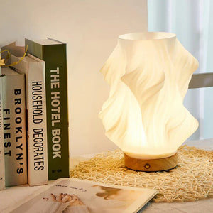 Sculpted Wave Lamp