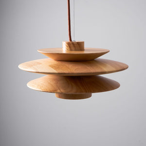 Tiered Wood Pendant