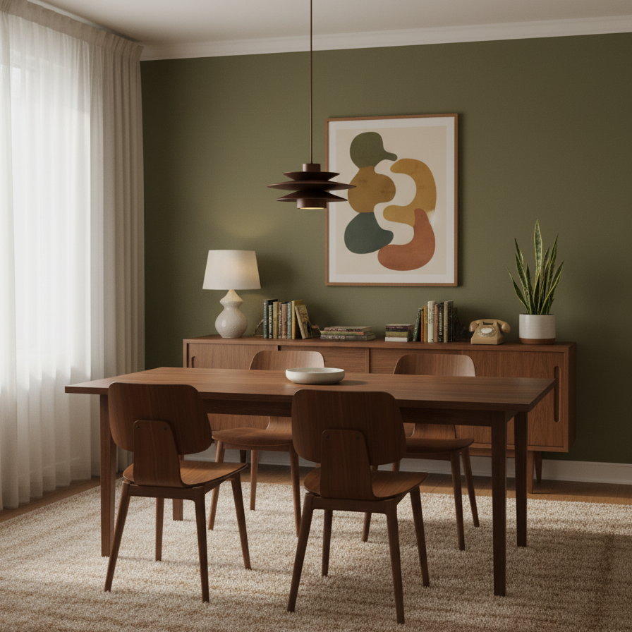 Tiered Wood Pendant