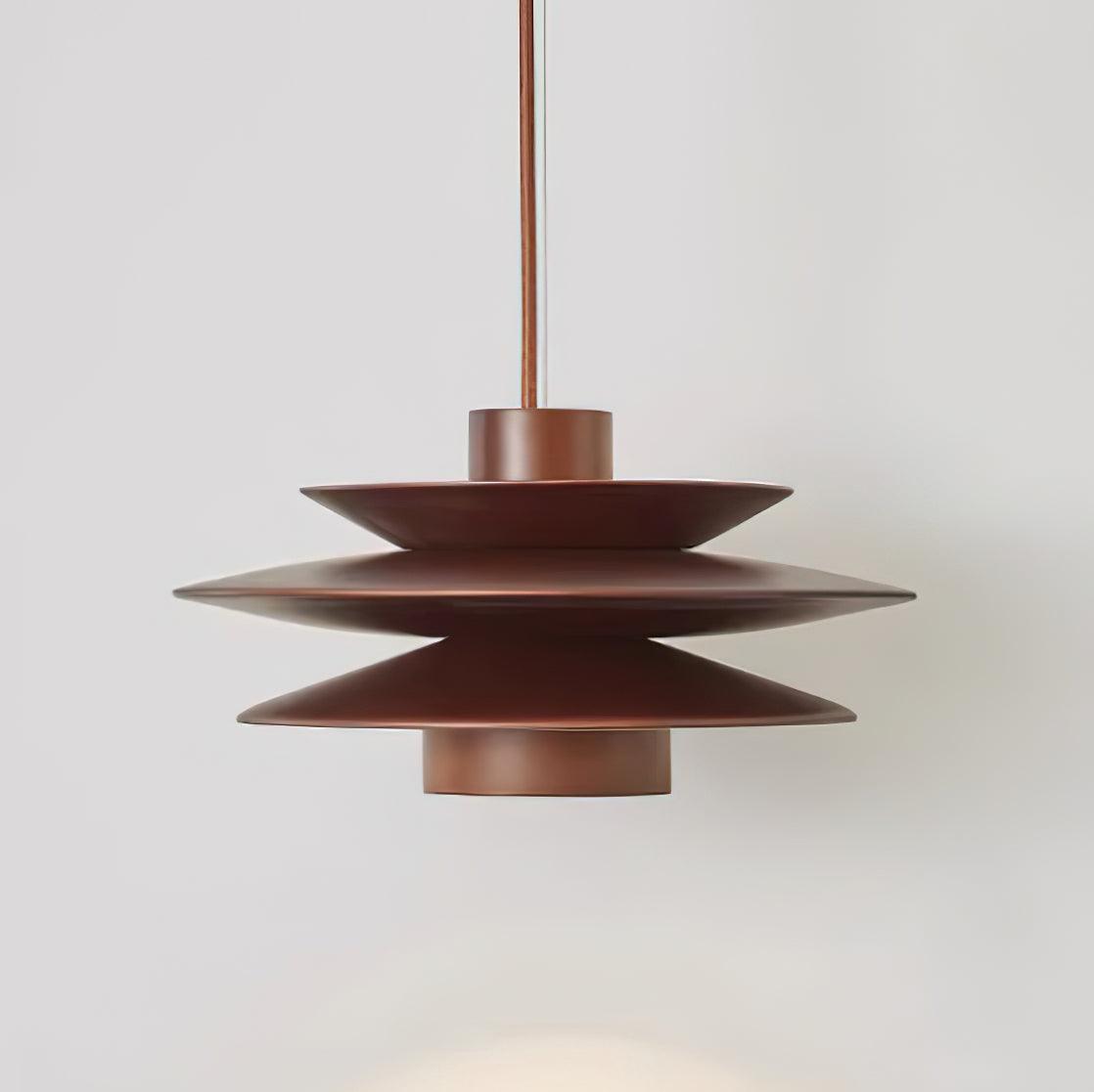 Tiered Wood Pendant