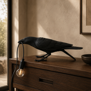 Raven Sculpture Lamp