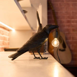 Raven Sculpture Lamp