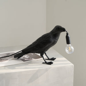 Raven Sculpture Lamp