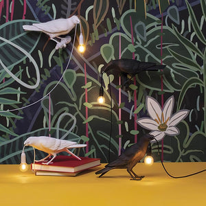 Raven Sculpture Lamp