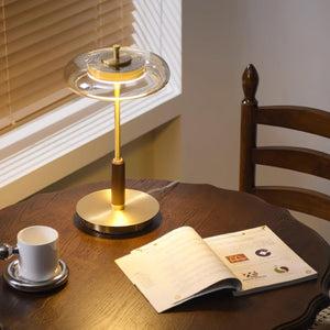Amber Glow Table Lamp