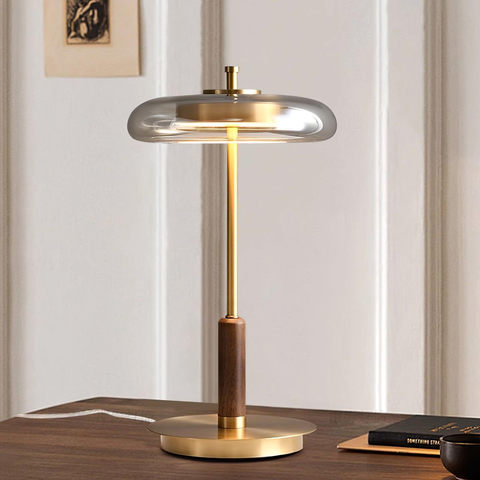 Amber Glow Table Lamp