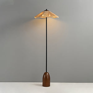 Raffia Bloom Floor Lamp
