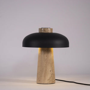 Travertine Mushroom Lamp
