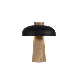 Travertine Mushroom Lamp
