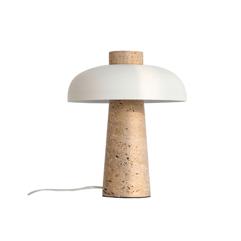 Travertine Mushroom Lamp
