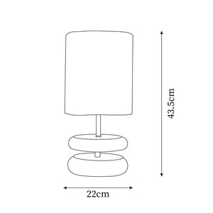Oakwood Stacked Lamp