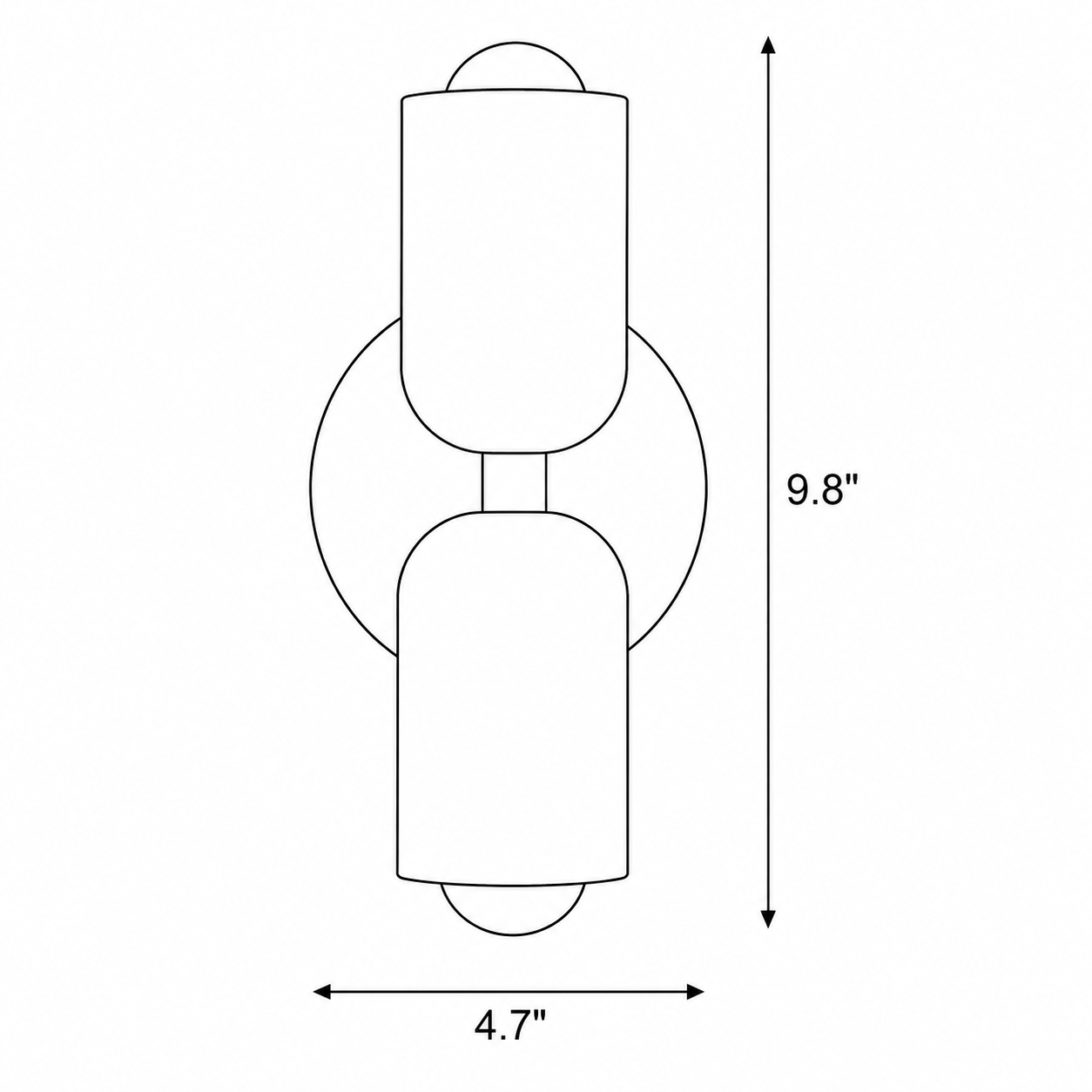 Dual Glow Wall Sconce