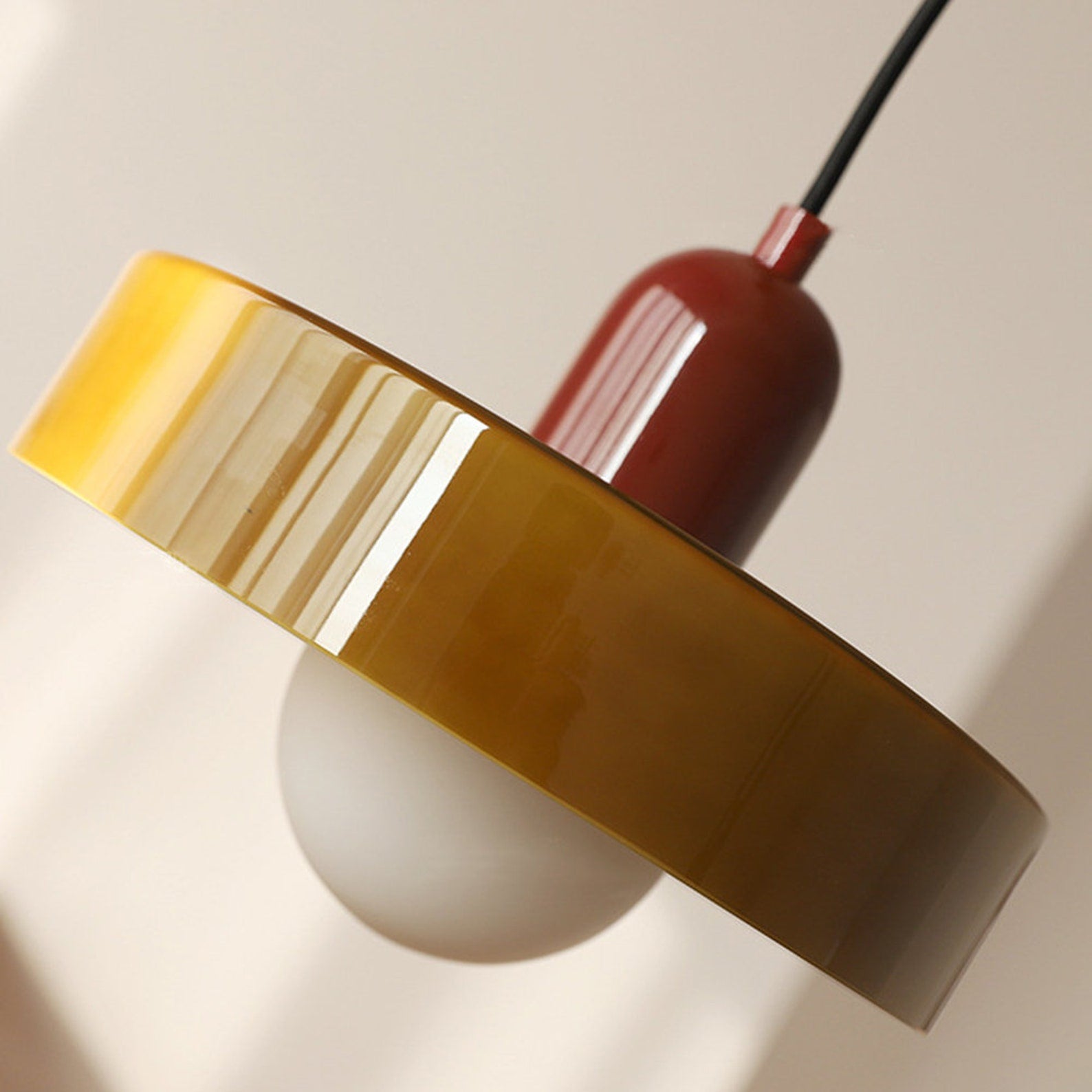 Bauhaus Glass Pendant