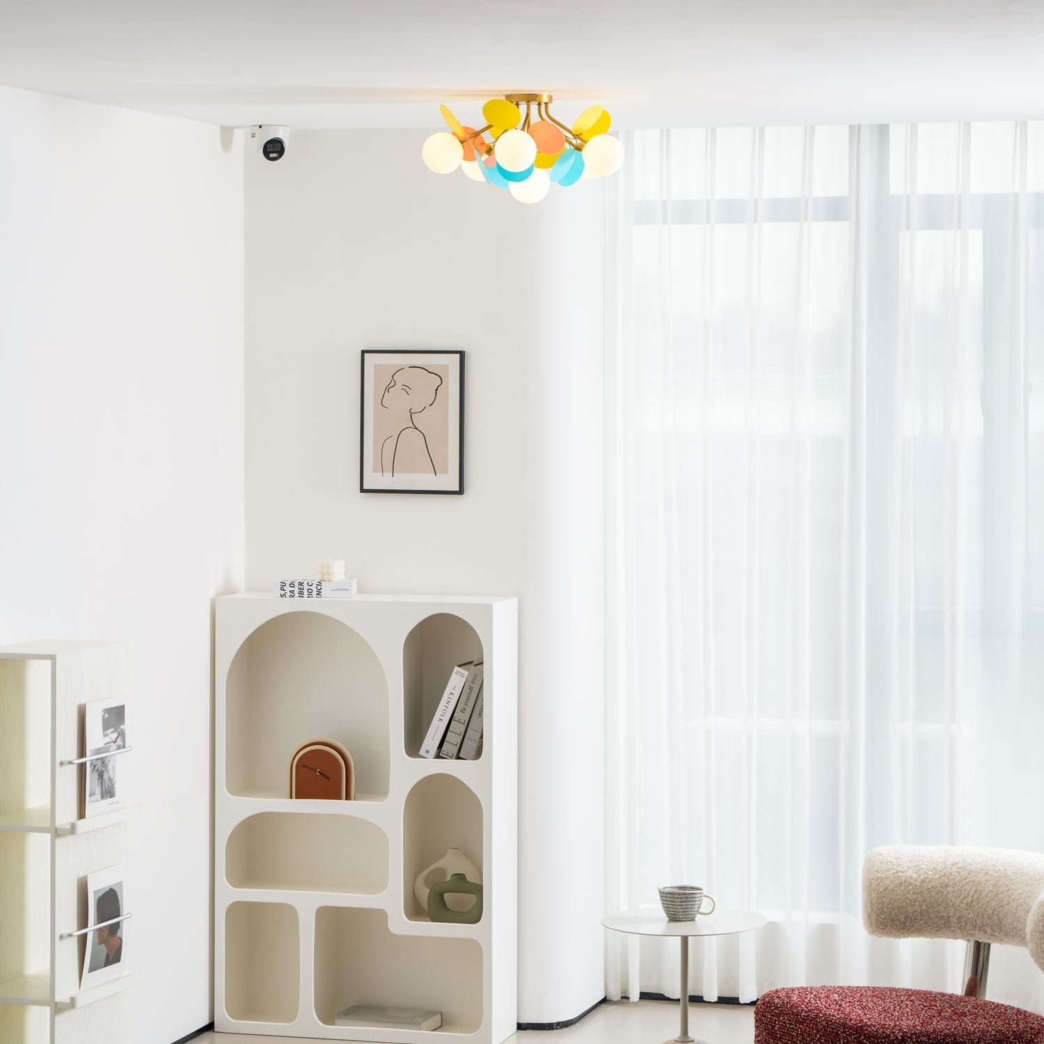 Pastel Orb Chandelier