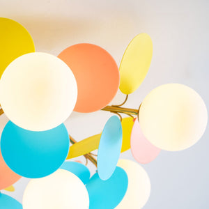 Pastel Orb Chandelier