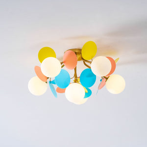 Pastel Orb Chandelier