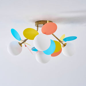 Pastel Orb Chandelier