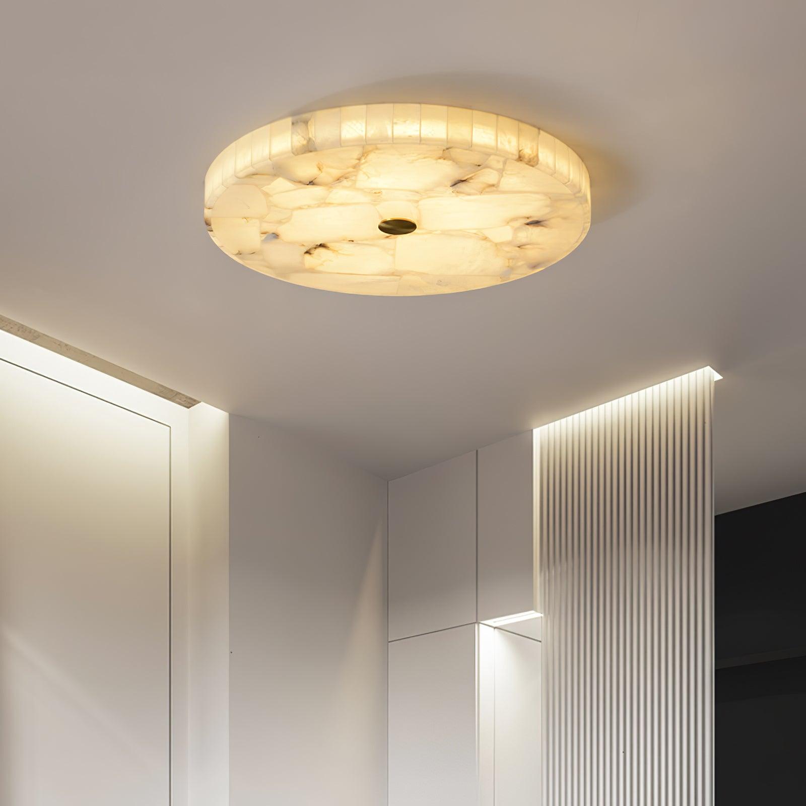 Alabaster Halo Flush