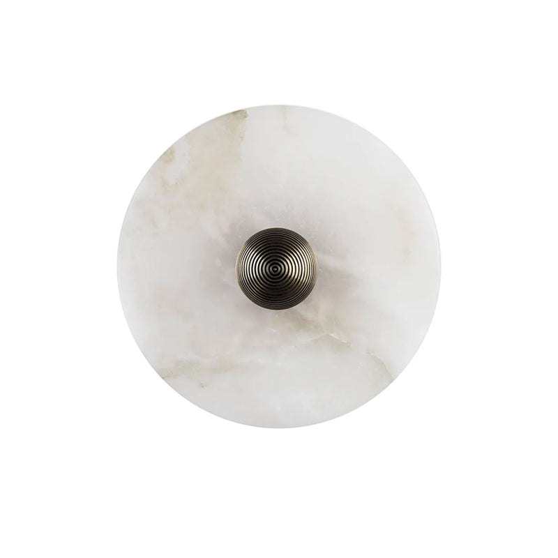 Alabaster Halo Sconce