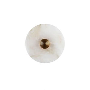Alabaster Halo Sconce