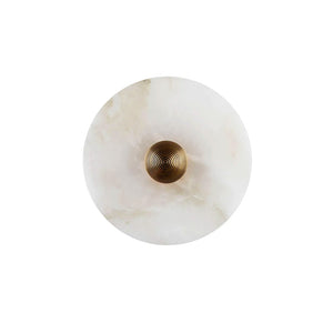 Alabaster Halo Sconce