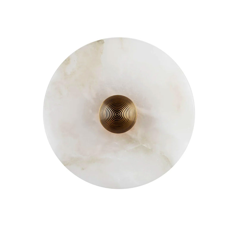 Alabaster Halo Sconce