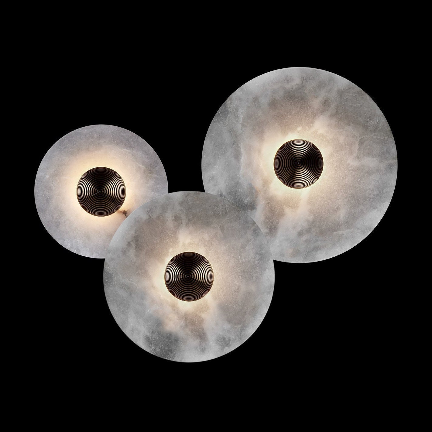 Alabaster Halo Sconce
