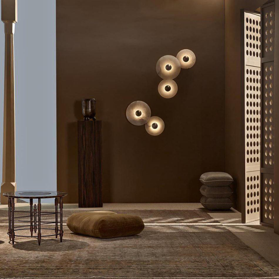 Alabaster Halo Sconce