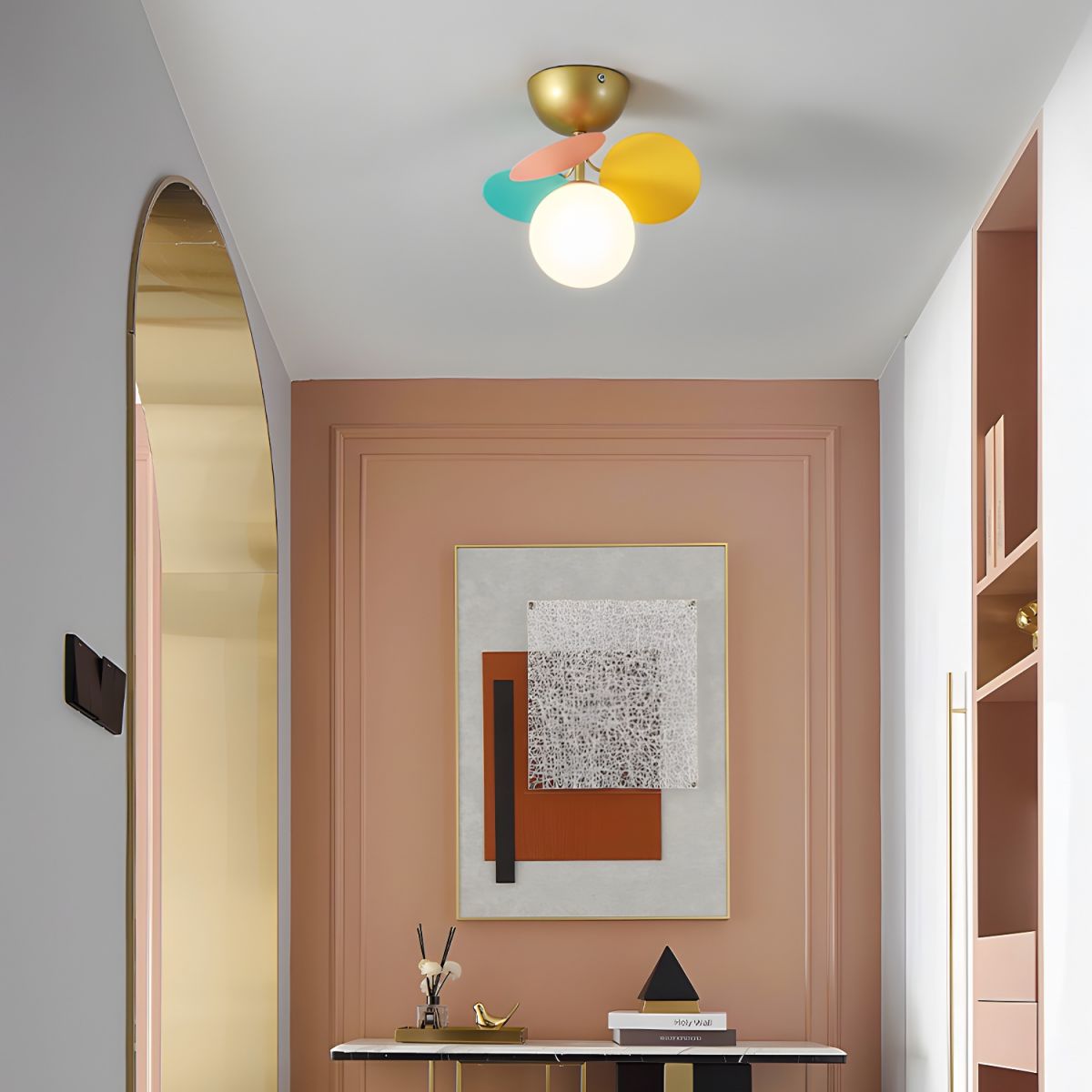 Pastel Orb Chandelier