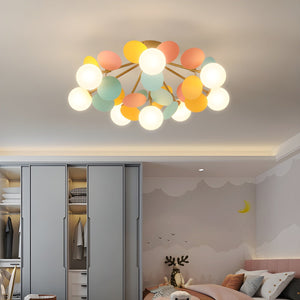 Pastel Orb Chandelier