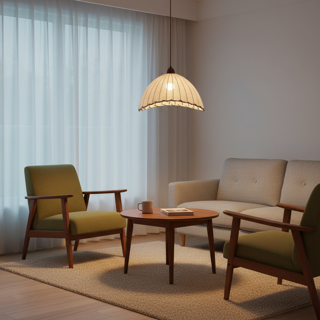 Pleated Drape Pendant