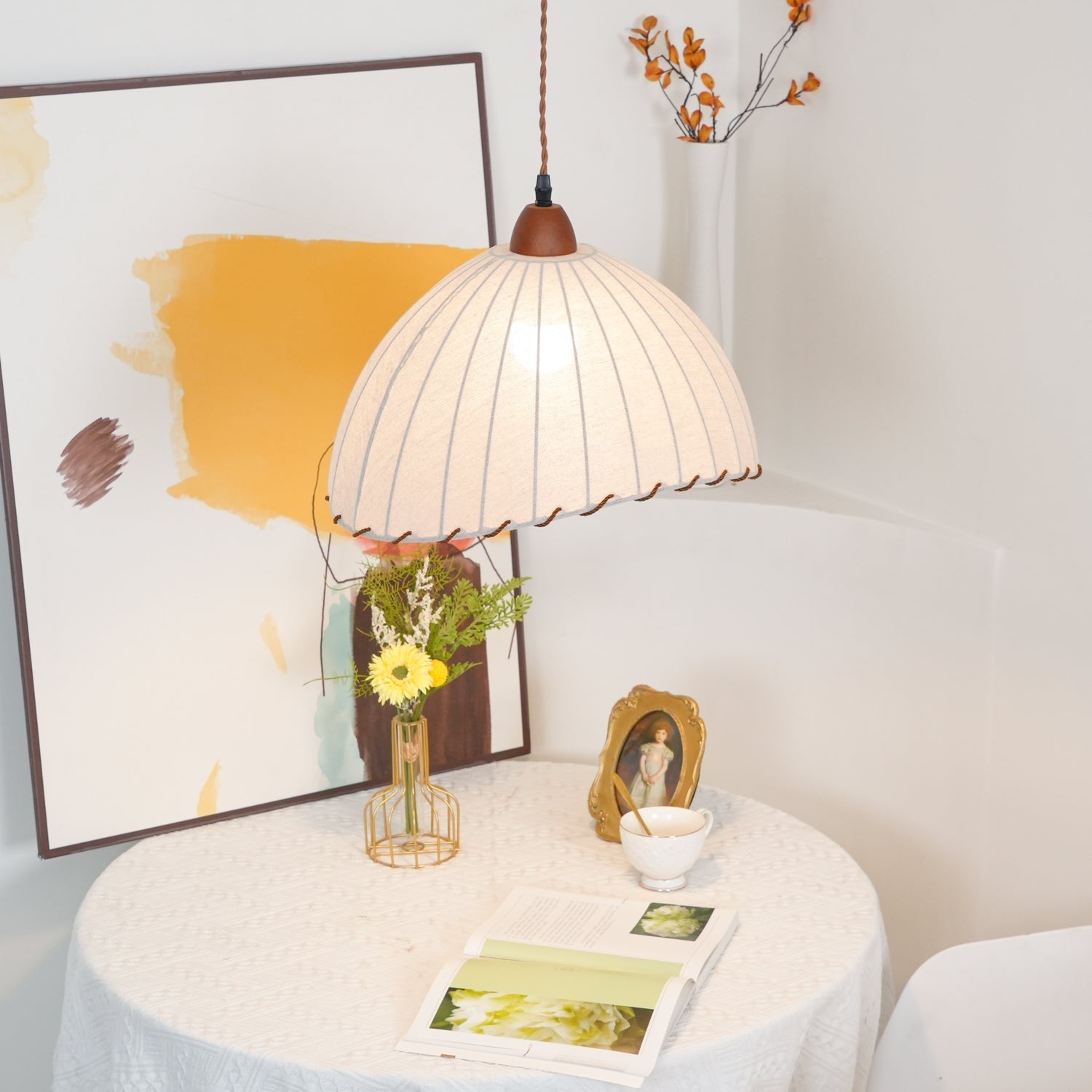 Pleated Drape Pendant