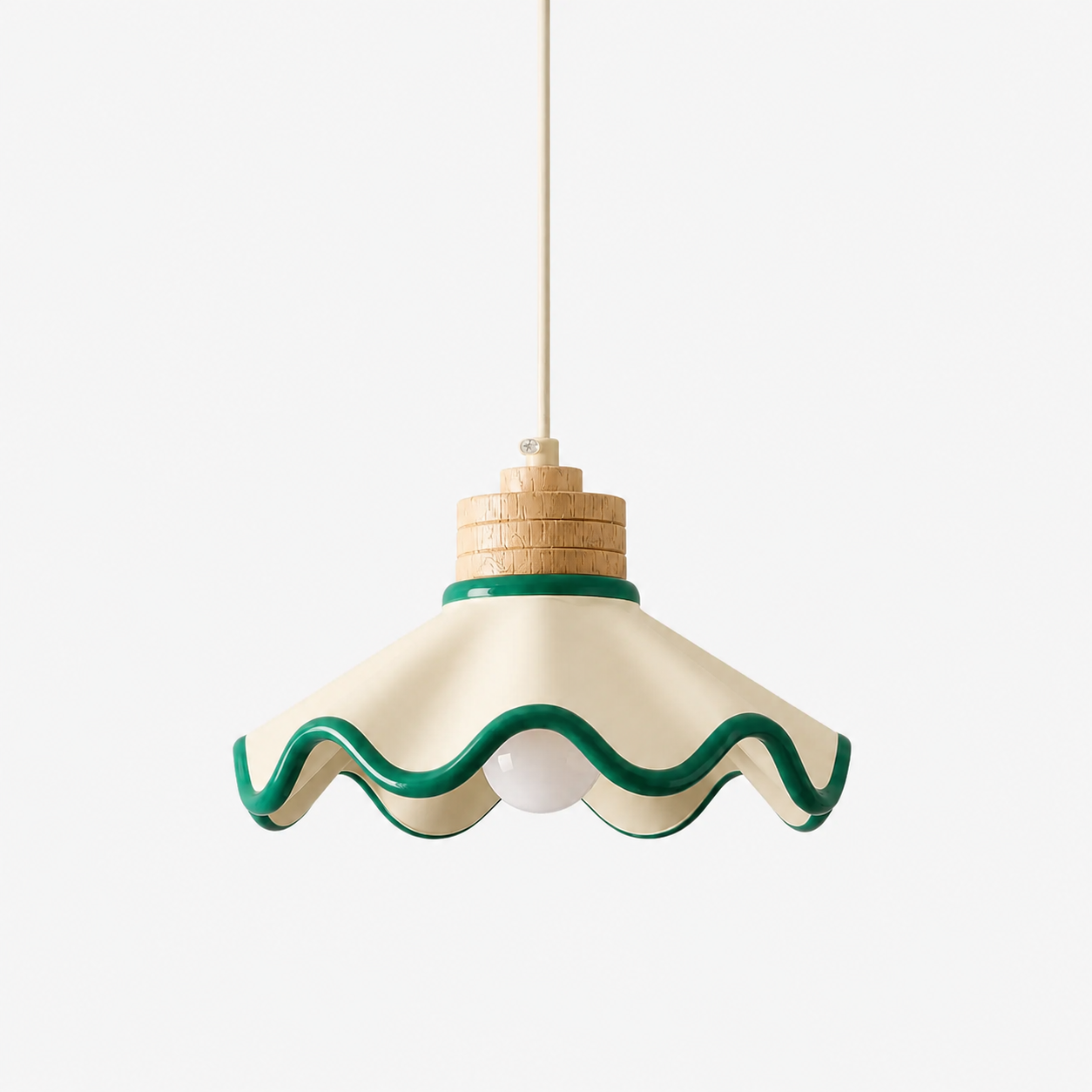 Scalloped Wave Pendant