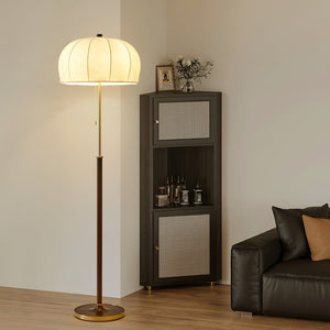 Pleated Aura Floor Lamp