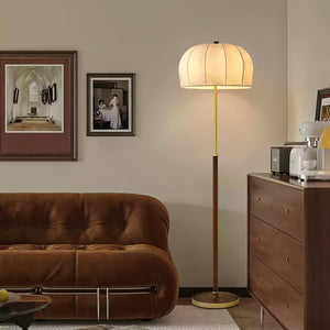 Pleated Aura Floor Lamp