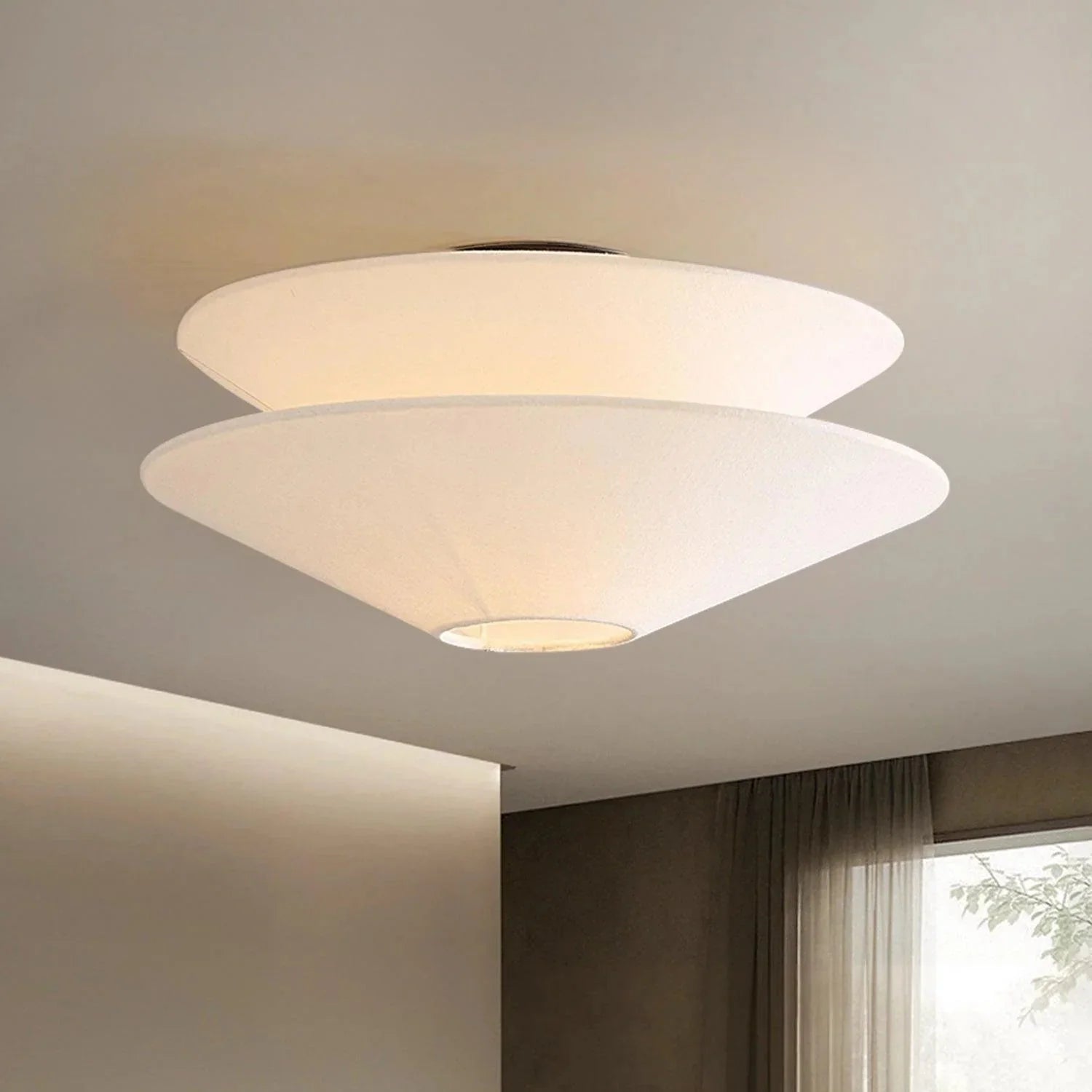 Layered Halo Flush Light