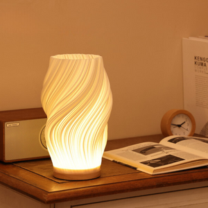 Sculpted Wave Lamp