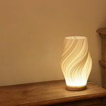 Sculpted Wave Lamp