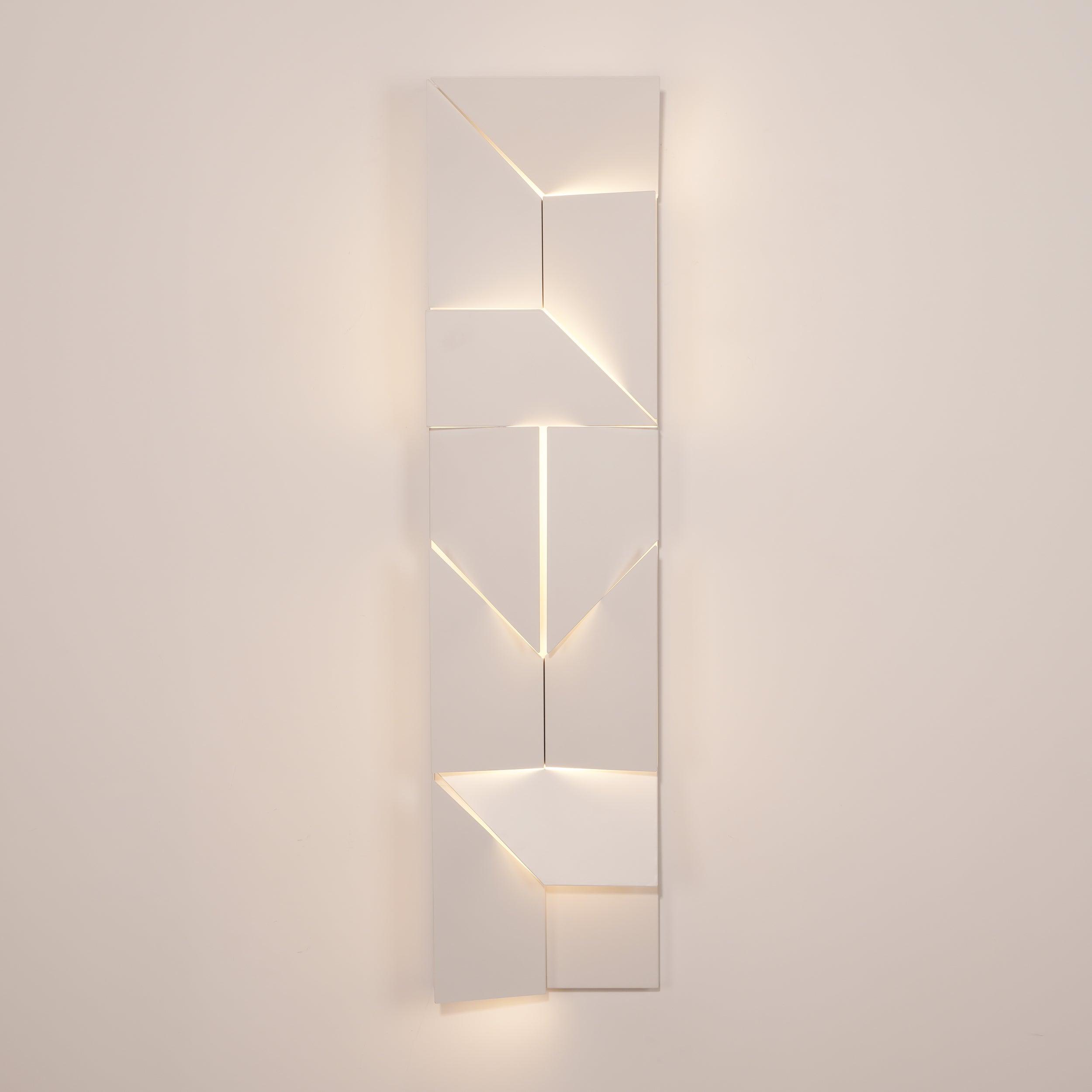 Faceted Panel Sconce
