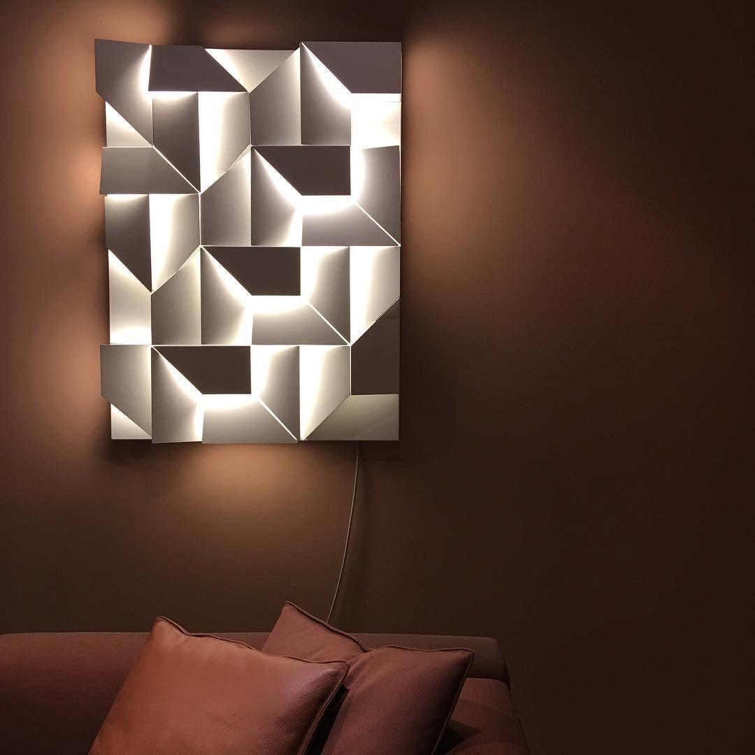 Faceted Panel Sconce