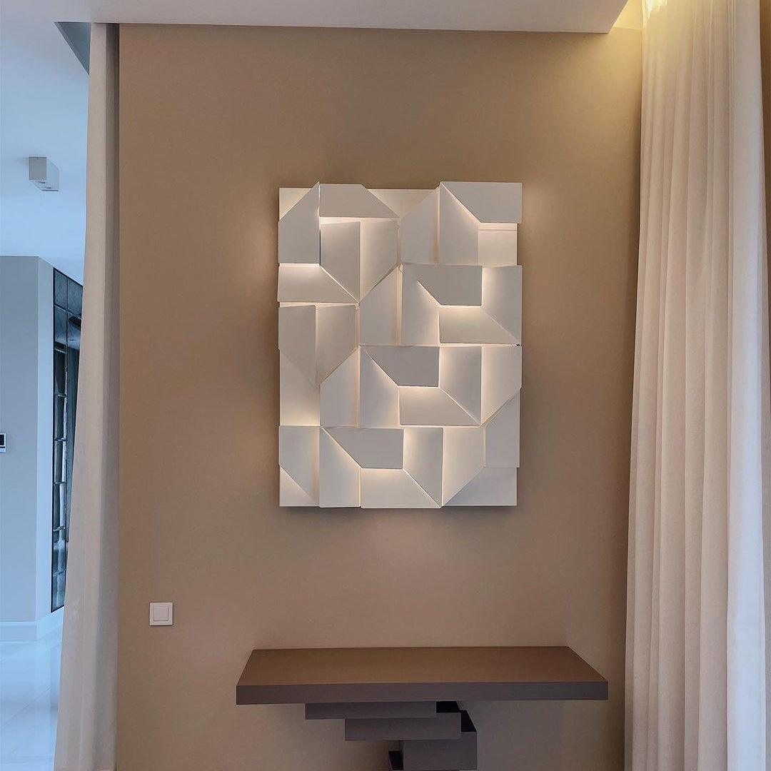 Faceted Panel Sconce