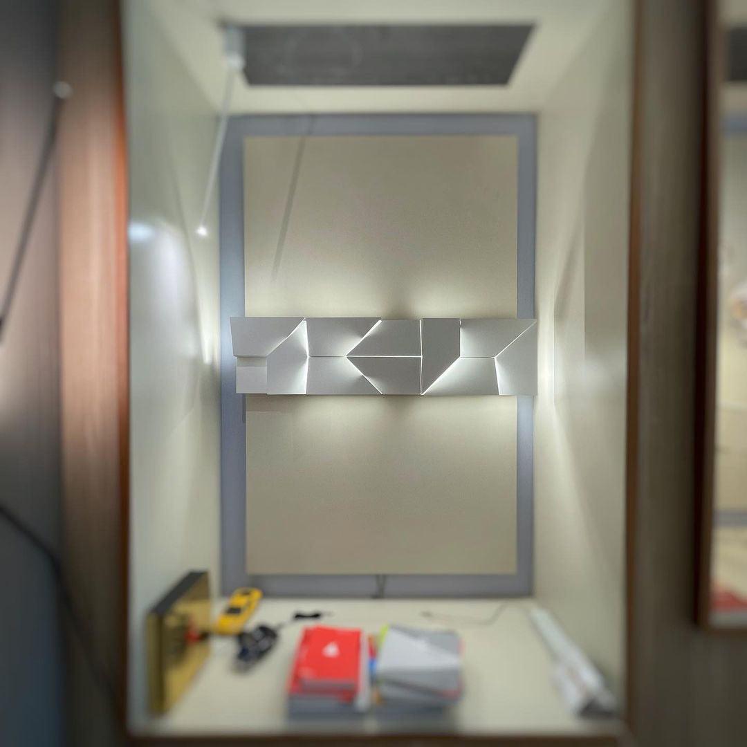 Faceted Panel Sconce