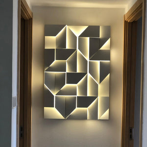Faceted Panel Sconce