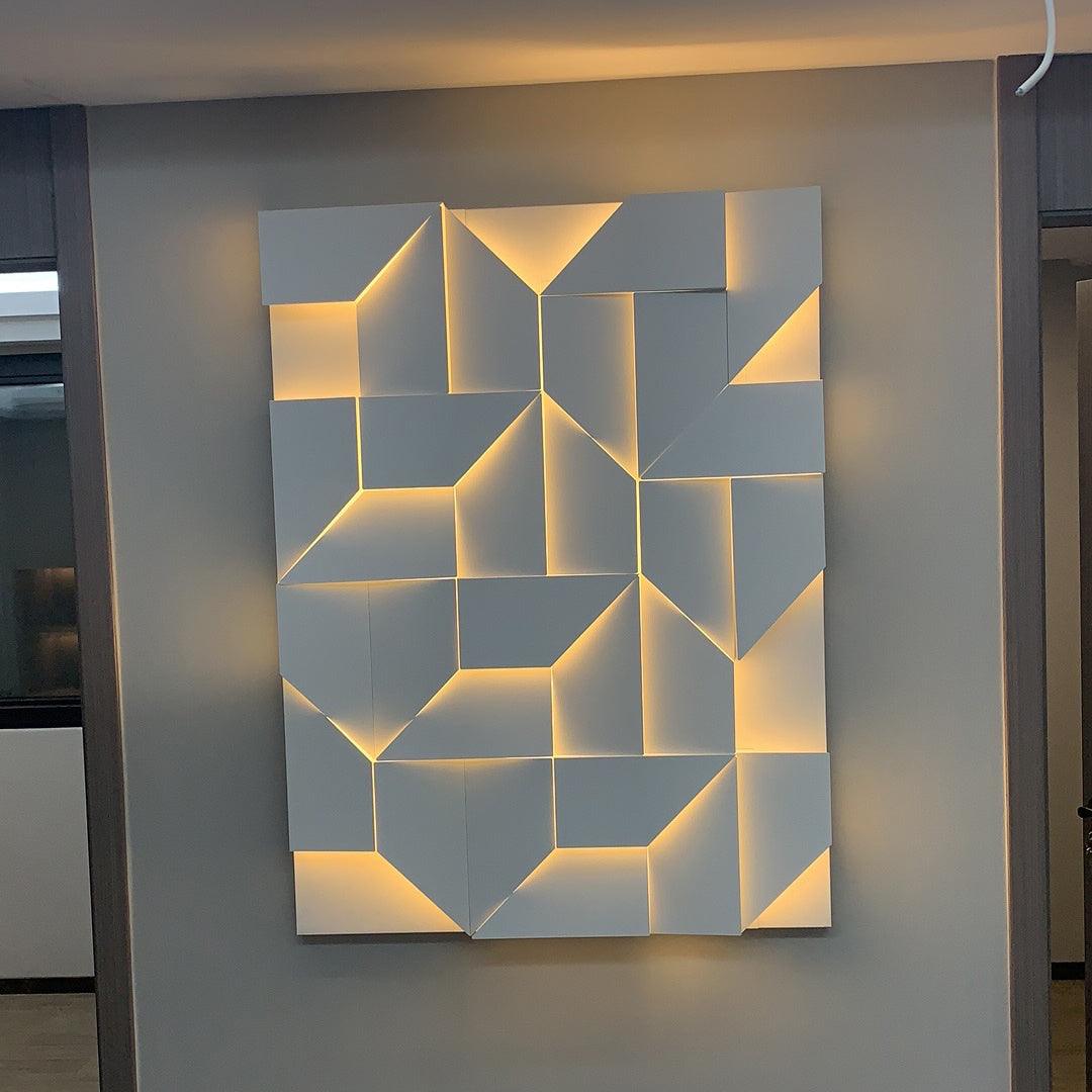 Faceted Panel Sconce