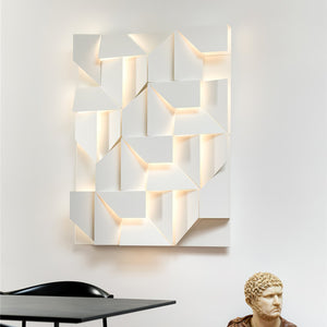 Faceted Panel Sconce