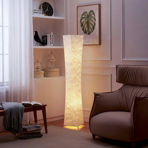 Twisted Paper Tower Lamp