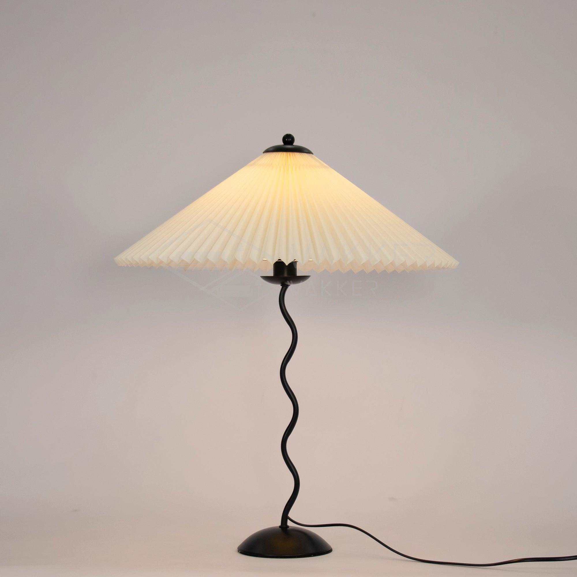 Pleated Wave Lamp
