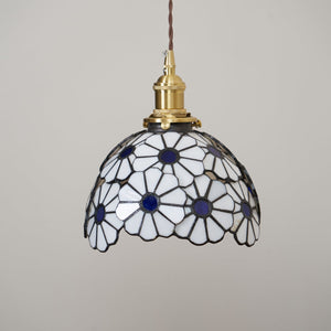Floral Glass Pendant Light