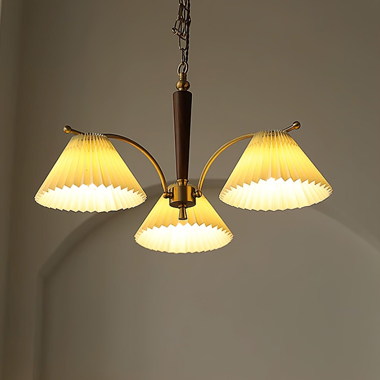 Pleated Silhouette Chandelier